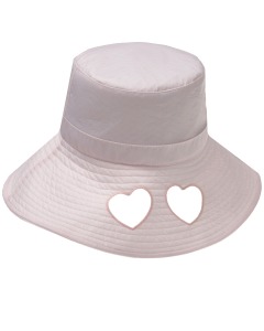 Светло-розовая шляпа с фигурными вырезами Vivetta