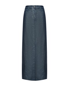 Длинная джинсовая юбка Alberta Ferretti