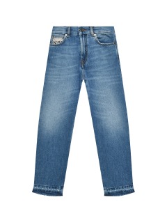 Выбеленные джинсы, синие No. 21