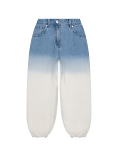 Сине-белые градиентные джинсы Stella McCartney