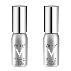 Vichy Комплект Лифтактив Дерморесурс Сыворотка 10 Глаза & Ресницы, 2 шт. по 15 мл (Vichy, Liftactiv)