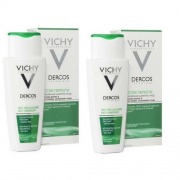 Vichy Комплект Шампунь-уход против перхоти для сухой кожи головы, 2 шт. по 390 мл (Vichy, Dercos)