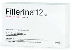 Fillerina Дермо-косметический набор с укрепляющим эффектом Intensive уровень 4, 2 флакона х 30 мл (Fillerina, 12 HA Densifying-Filler)