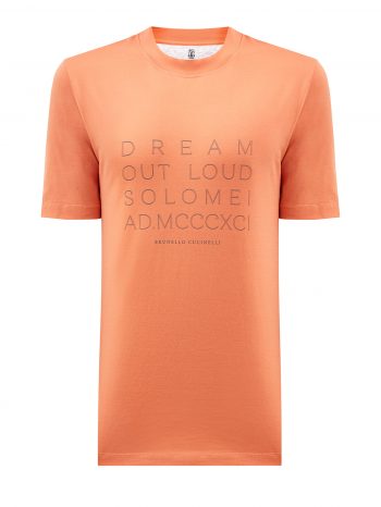 Хлопковая футболка с сезонным принтом Dream Out Loud