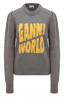 Шерстяной свитер Ganni