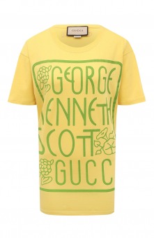 Хлопковая футболка Gucci x Ken Scott Gucci