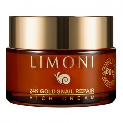 LIMONI крем для лица Snail Repair 24K Gold